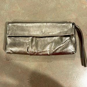 Banana Republic Clutch Gold Metallic